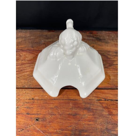 Vintage Red Cliff Ironstone Sauce Boat & Lid with Underplate (Grape) - Picture 10 of 10